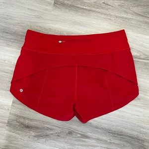 Lululemon Speed-Up mid-rise 4” shorts